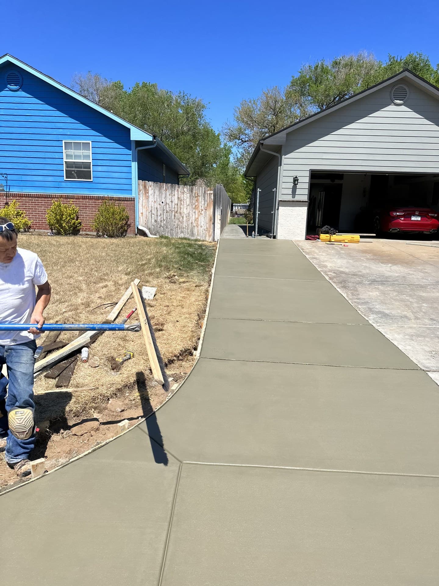 Side Driveway Extension & Approach