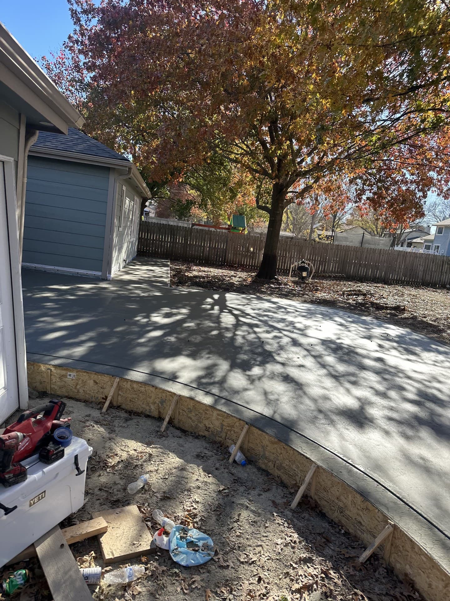Full Residential Driveway Pour