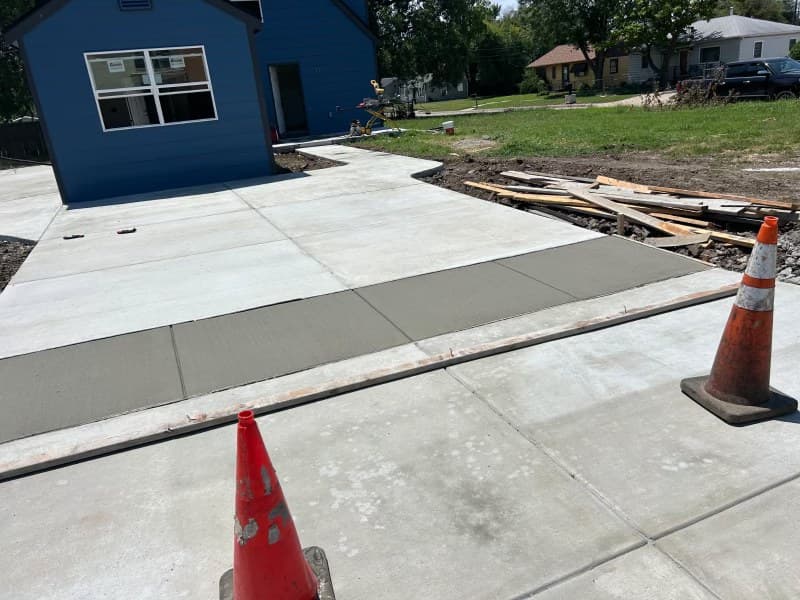 New Concrete Driveway Installation